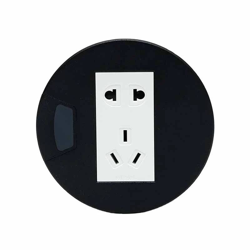 Lethathamo la Kopano Power Grommet Socket le USB