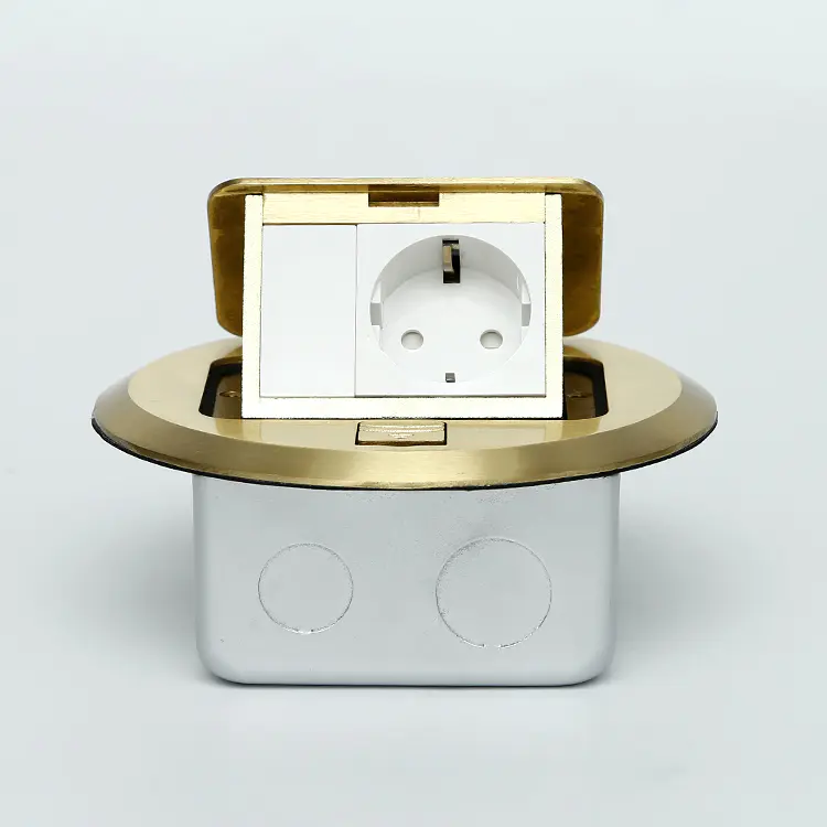 Copper Butle Pop Up Motlakase Mounted Socket Outlet Box