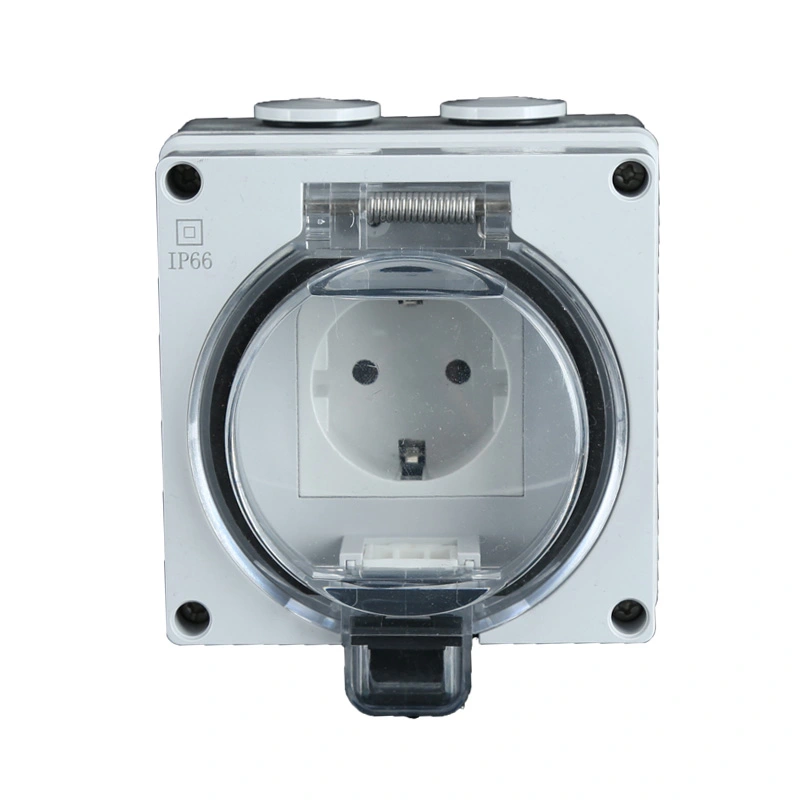 IP66 Series Surface Mounted Metsi Jeremane Type Socket le switjha