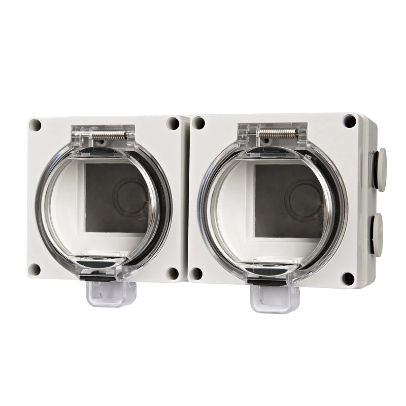 IP66 Series Metsi Socket 2 Modules Empty Enclosure