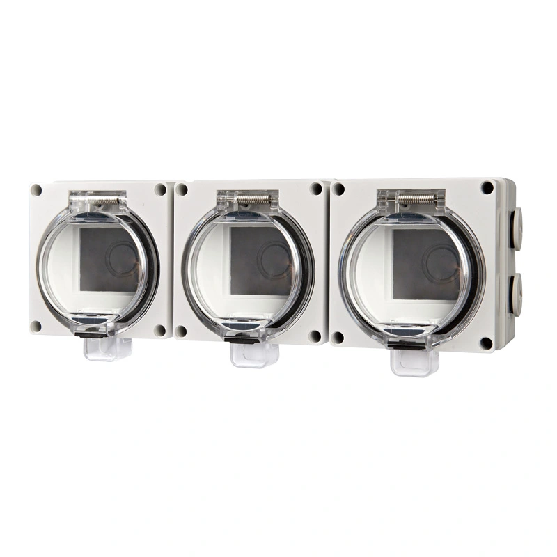 IP66 Series Metsi Socket 3 Modules Empty Enclosure